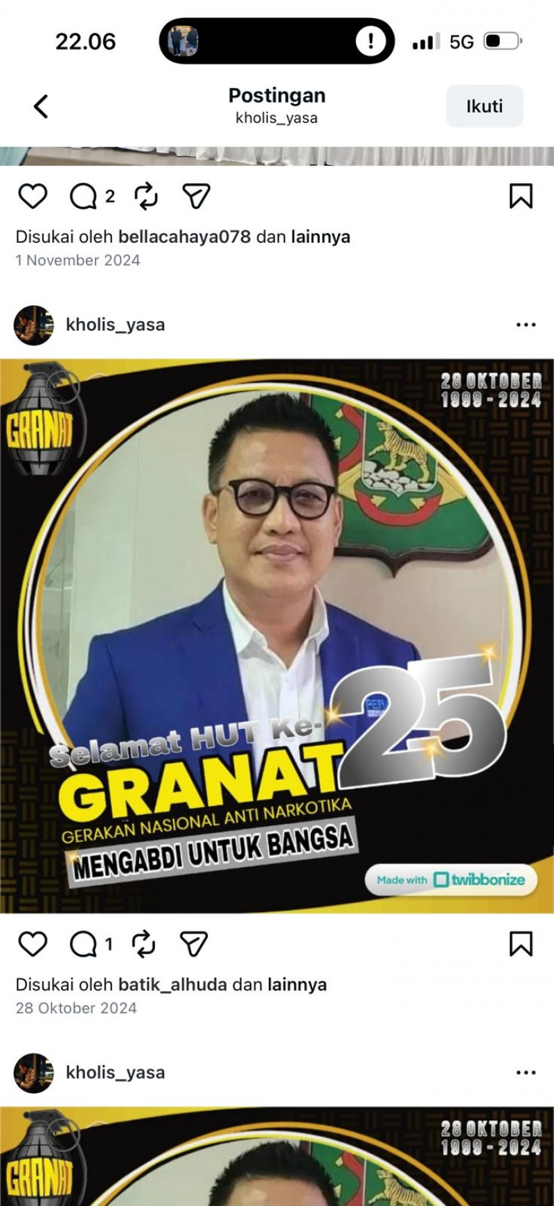 DiANGGAP HINA PROFESI KETUA UMUM OA PEMBASMI DIMEDIA SOSIAL,ANGGOTA OA PERADI DISOMASI UNTUK MEMINTA MAAF DISEMUA MEDIA